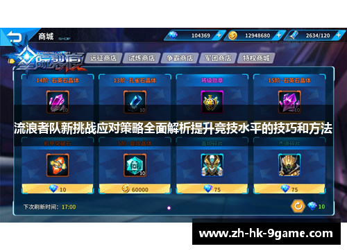 流浪者队新挑战应对策略全面解析提升竞技水平的技巧和方法 流浪者队新挑战应对策略全面解析提升竞技水平的技巧和方法